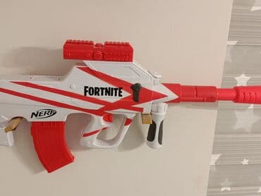 пистолет с орбизами цена: Игрушечный бластер от Nerf в бело-красной расцветке, вдохновленный — 3