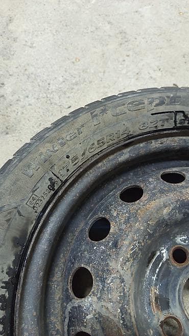 Дөңгөлөктөр монтажда 175 / 65 / R 14, Кыш, Жуп, Жеңил унаалар, Темир, тешиктери - 4 — 2