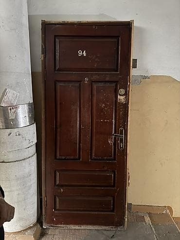 входные двери для дома: Двери для домов и квартир, Деревянная, Одностворчатая, Левосторонняя, цвет - Коричневый — 1