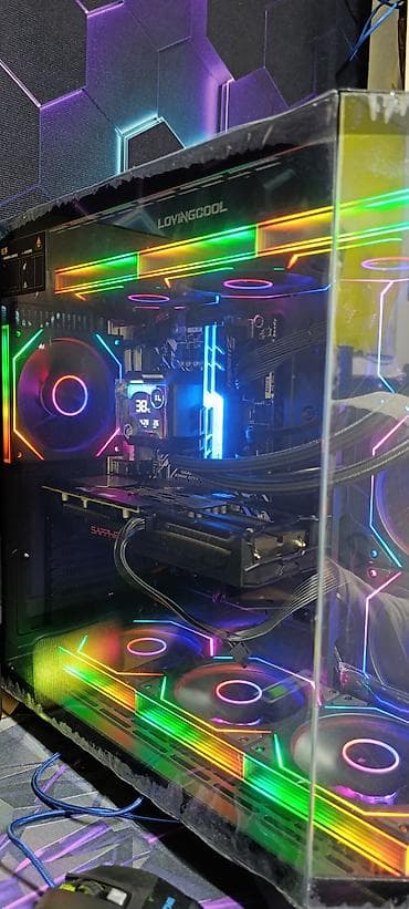 cooler master: Компьютер, ядер - 16, ОЗУ 16 ГБ, Для работы, учебы, Новый, Intel Core i7, AMD Radeon RX 5700 XT, HDD + SSD — 6