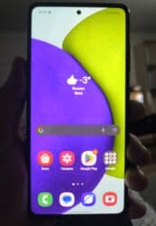 простой телефон самсунг: Samsung Galaxy A52, Колдонулган, 128 ГБ, түсү - Көгүлтүр, 2 SIM — 3