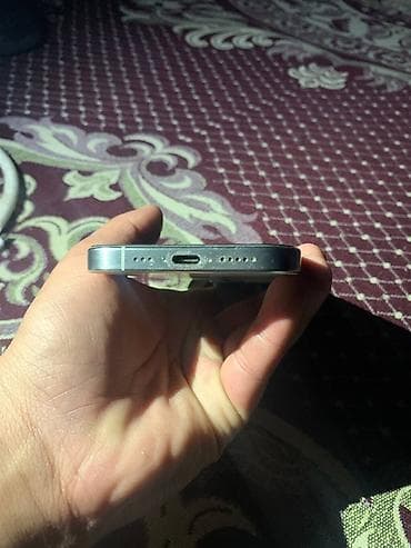 iphone 15 цена в бишкеке: IPhone 15 Pro, Б/у, 256 ГБ, White Titanium, Чехол, 82 % — 4