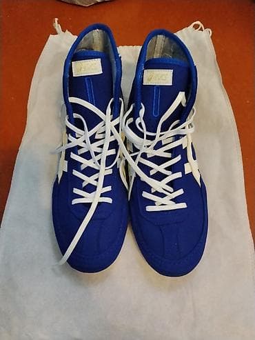 муай тай шорты: Мужские кроссовки, 42, Asics, Новый, цвет - Синий, Самовывоз — 2