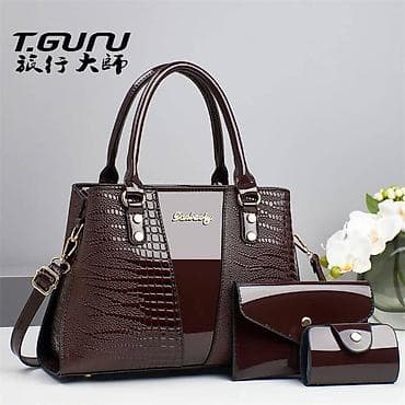 для сумок: Классическая сумка, Корея, Материал: Экокожа, Жёсткая конструкция, Женские, Новый — 3