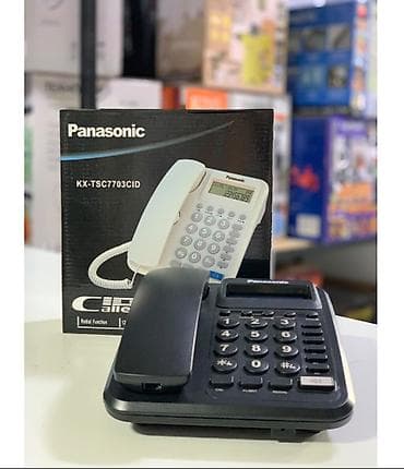 Велосипеддерди оңдоо: Проводной стационарный телефон Panasonic KX-TSC7703CID - Определитель — 1