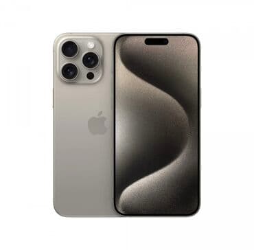 iphone 7 r sim: IPhone 15 Pro Max, Колдонулган, 256 ГБ, Natural Titanium, Каптама, Коргоочу айнек, 91 % — 1