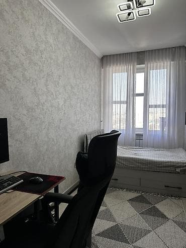 Батирлер: 3 бөлмө, 87 м², Туңгуч мкр Элитка, 9 кабат, Евро оңдоо — 5