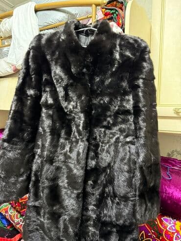 искусственная шуба под норку цена: Шуба, Норка, По колено, S — 1