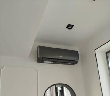 установка телевизионных антенн: Штроба и закладка трассы для кондиционера - Полный цикл подготовки — 9