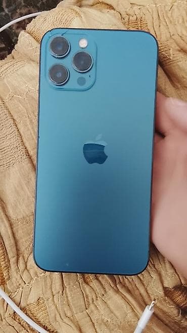 i9 9900: IPhone 12 Pro Max, 128 ГБ, Pacific Blue, Кабель, 73 % — 1