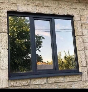 пластиковые окна на балкон: Пластиковое окно на заказ, Тип окна: Фасадные, Форточка, Витражные, Бесплатная установка, Без рассрочки — 2