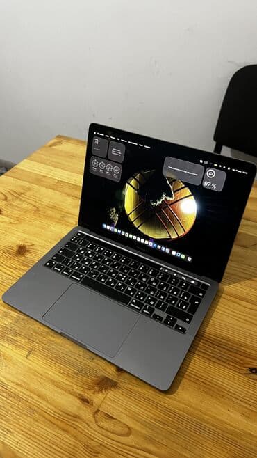 macbook pro m2: Ноутбук, Apple, 16 ГБ ОЗУ, Apple M1, 13.3 ", Б/у, Для работы, учебы, память SSD — 2