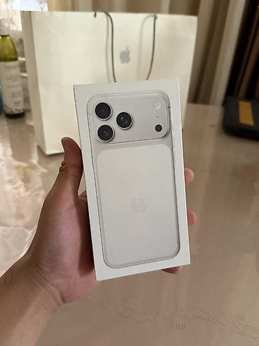 IPhone 17 Pro Max, Новый, 256 ГБ, Matte Silver, 100 % at lalafo.kg IPhone 17 Pro Max, Новый, 256 ГБ, Matte Silver, 100 %