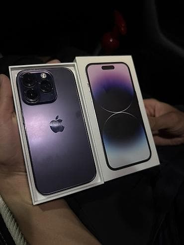 galaxy s4: IPhone 14 Pro, 256 ГБ, Deep Purple, Коробка, 100 % — 1