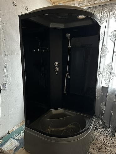 душевой уголок: Душевая кабина Полукруглая, Покрытие: Тонированное — 6