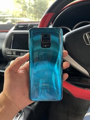 Redmi, Redmi Note 9S, Б/у, 64 ГБ, цвет - Синий, 2 SIM — 1