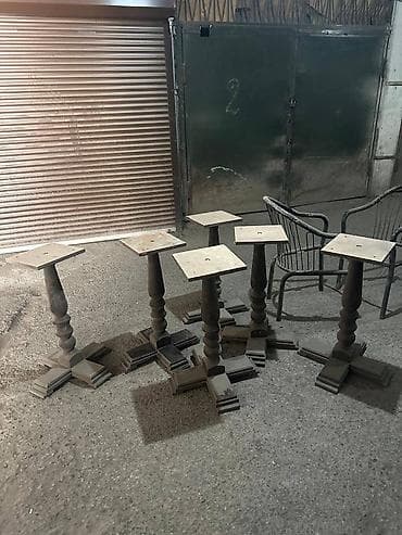Продам Дерявянные резные стойки под сталешницу для кафе. Б/У . каждая — 1