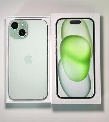 айфо 6: IPhone 15 (зелёный) - Экран 6.1" Super Retina XDR OLED с Dynamic — 1