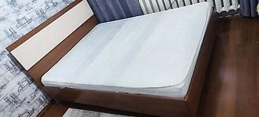 Продаю б/у кровать с матрасом фирмы Лина - Размер 155*200 см at lalafo.kg Продаю б/у кровать с матрасом фирмы Лина - Размер 155*200 см