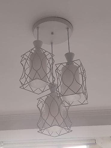 study lamp: Подвесной потолочный светильник с тремя плафонами. - Тип — 1