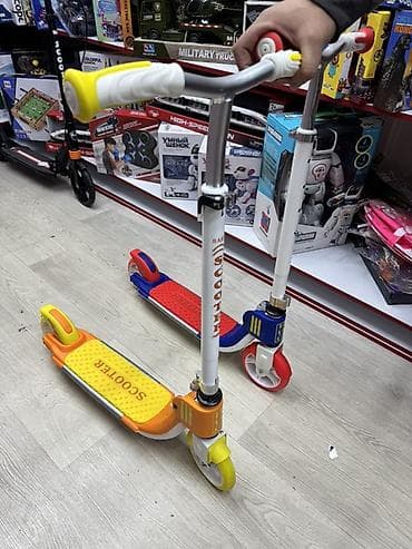 детские складные самокаты: Детский самокат, Двухколёсный — 1