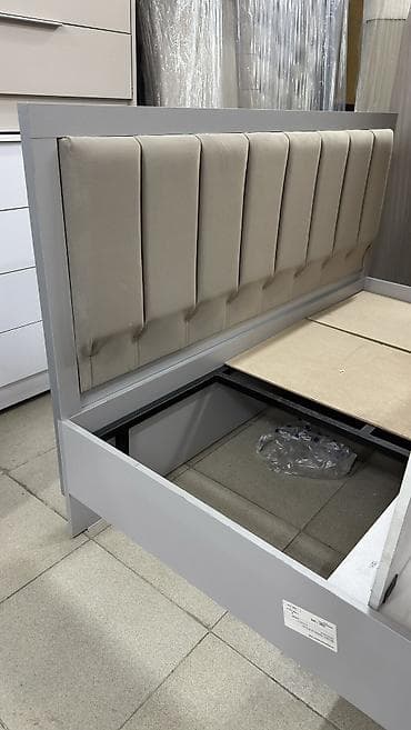 Эмерек гарнитурлары: Уктоочу бөлмө гарнитуру, Жаңы, Эки кишилик керебет, Шкаф, Комод, МДФ, Акысыз жеткирүү — 8