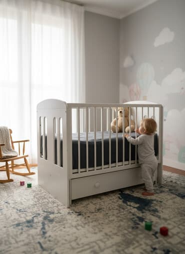 читательский дневник: Манеж-кровать, Б/у, С комодом, Дерево — 1