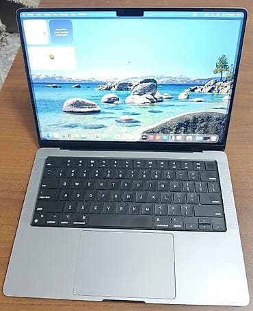 Ноутбуки Apple (MacBook): MacBook Pro 14″ M1 Pro / 16GB / 512GB / батарея 244 цикла, 89% - Чип — 5