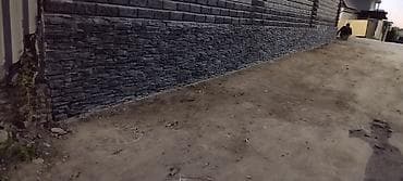 черный паталок: Облицовка фасадов искусственным камнем (цоколь/низ стены) - — 5