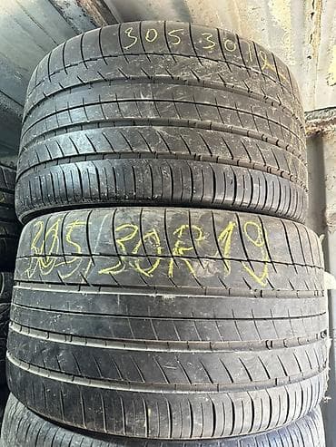 michelin pilot: Шины 305 / 30 / R 19, Лето, Б/у, Пара, Легковые, Франция, Michelin — 1