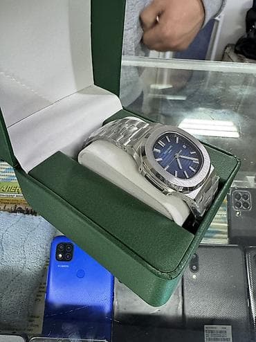 аксессуары для мужчин: Классические часы часы, Patek Philippe, Титан, Мужские, Новый — 2