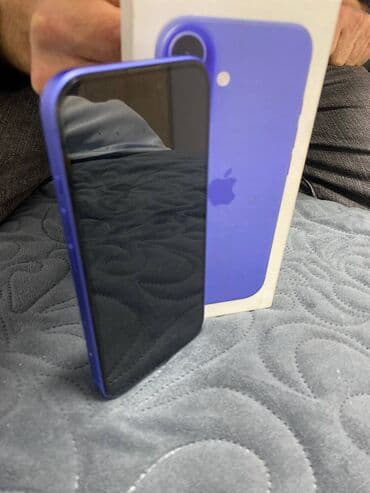 redmi 9 т: IPhone 16, Жаңы, 128 ГБ, Көгүлтүр, Заряддоочу түзүлүш, Коргоочу айнек, Каптама, 96 % — 3