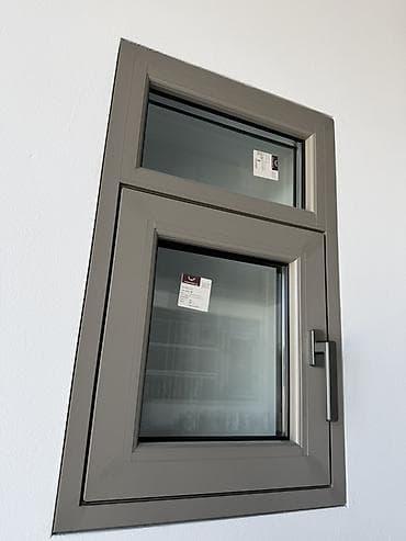 fire maple: Алюминиевое окно на заказ, Тип окна: Стандартные, Декоративные особенности: Фрамуга, Без установки, Без рассрочки — 2