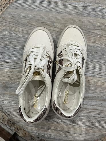платья лен: Кроссовки, 38, Michael Kors, Новый, цвет - Белый, Самовывоз, Платная доставка — 4