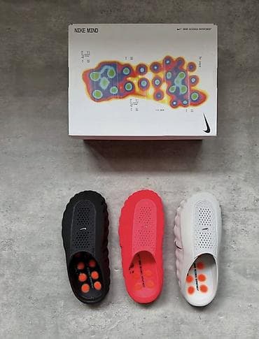 Босоножки, сандалии, шлепанцы: 👟 **NIKE MIHD 001 — В НАЛИЧИИ** 🎨 Цвет: Серый 📏 Размеры: 42, 43 — 3