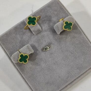 самые красивые свадебные платья в мире: Серебряный комплект под Ванклиф Серебро напыление жёлтое золото 925 — 3