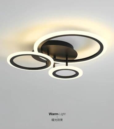 светильник светодиодный потолочный: Современный люстра для гостинны,спальный лёгкая установка на дому. в — 7