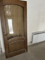 дверь деревянные: Межкомнатная глухая дверь, Дерево, Арочная, цвет - Коричневый, 2 * x 80 см, Б/у — 7