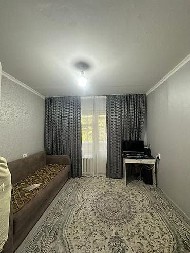 асанбай 105 серии: 3 комнаты, 63 м², 105 серия, 1 этаж, Косметический ремонт — 3