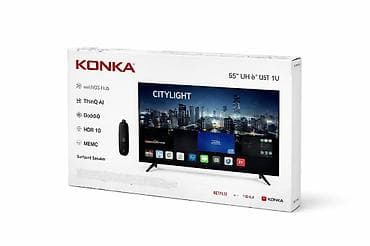ТВ жана Видео: Смарт‑телевизоры KONKA CITYLIGHT (линейка UHD 4K) Доступные диагонали — 3