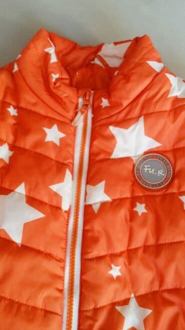 зимняя куртка на девочку: Куртки на девочку оранжевая на 7-8 лет лёгкая тёмно-синий на 9-10 лет — 2