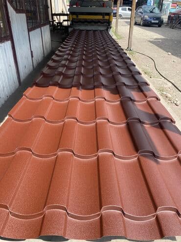 куплю лист металла: Металлочерепица Адамантэ 0,4 и 0,45 матовый коричневый шоколад — 2