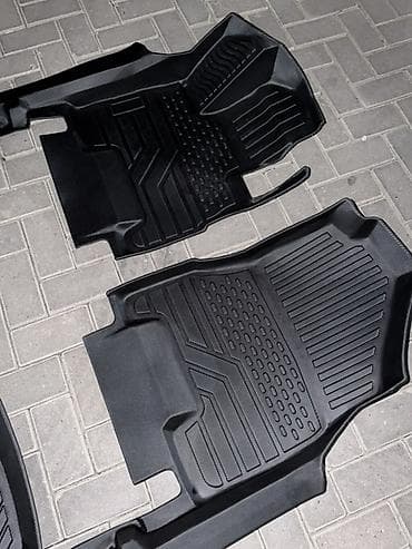 противоскольжение: Комплект 3D-ковриков для салона и багажника электрокара EV5 - Полный — 3