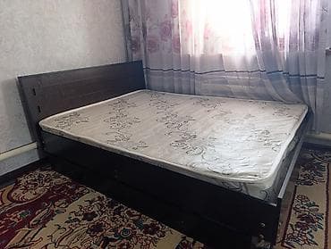 Керебеттер: Эки кишилик керебет, Колдонулган, Матрасы бар, узуну - 200 см — 3