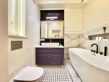 вдоль дороги: 3 комнаты, 105 м², Элитка, 11 этаж, Дизайнерский ремонт — 10