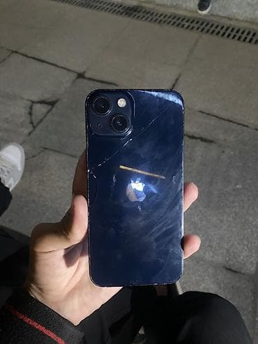 IPhone 13, 128 ГБ, Синий, Чехол
