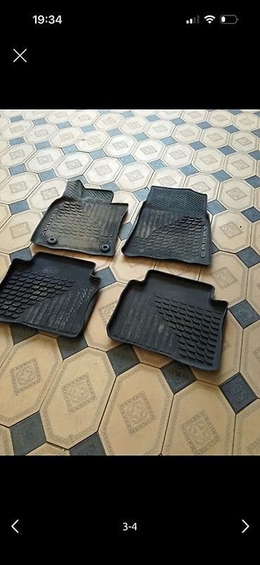 Резиновые Полики Для салона Chevrolet, цвет - Черный