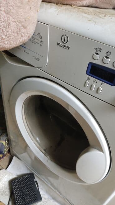 стиральные машины 8 кг: Кир жуучу машина Indesit, Колдонулган, Автоматтык, 7 кг чейин — 1
