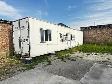 продам металлический гараж: Блок‑контейнер/вагончик на базе изотермического фургона - Размер — 3