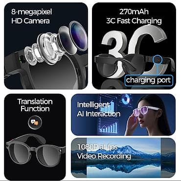 oculus meta quest: Умные очки AiMB‑S1 AI Glasses - Встроенная HD‑камера 8 Мп: фото и — 4